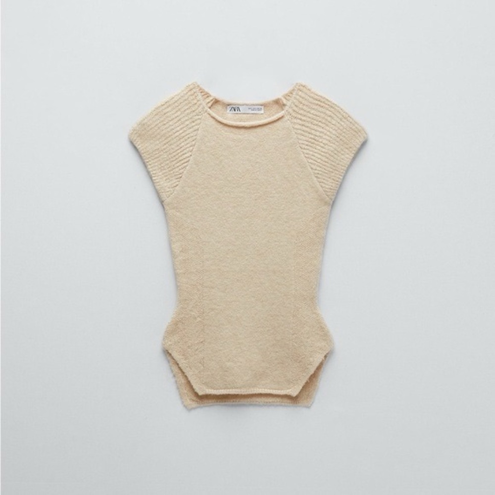 Zara Cream Knit Sweater